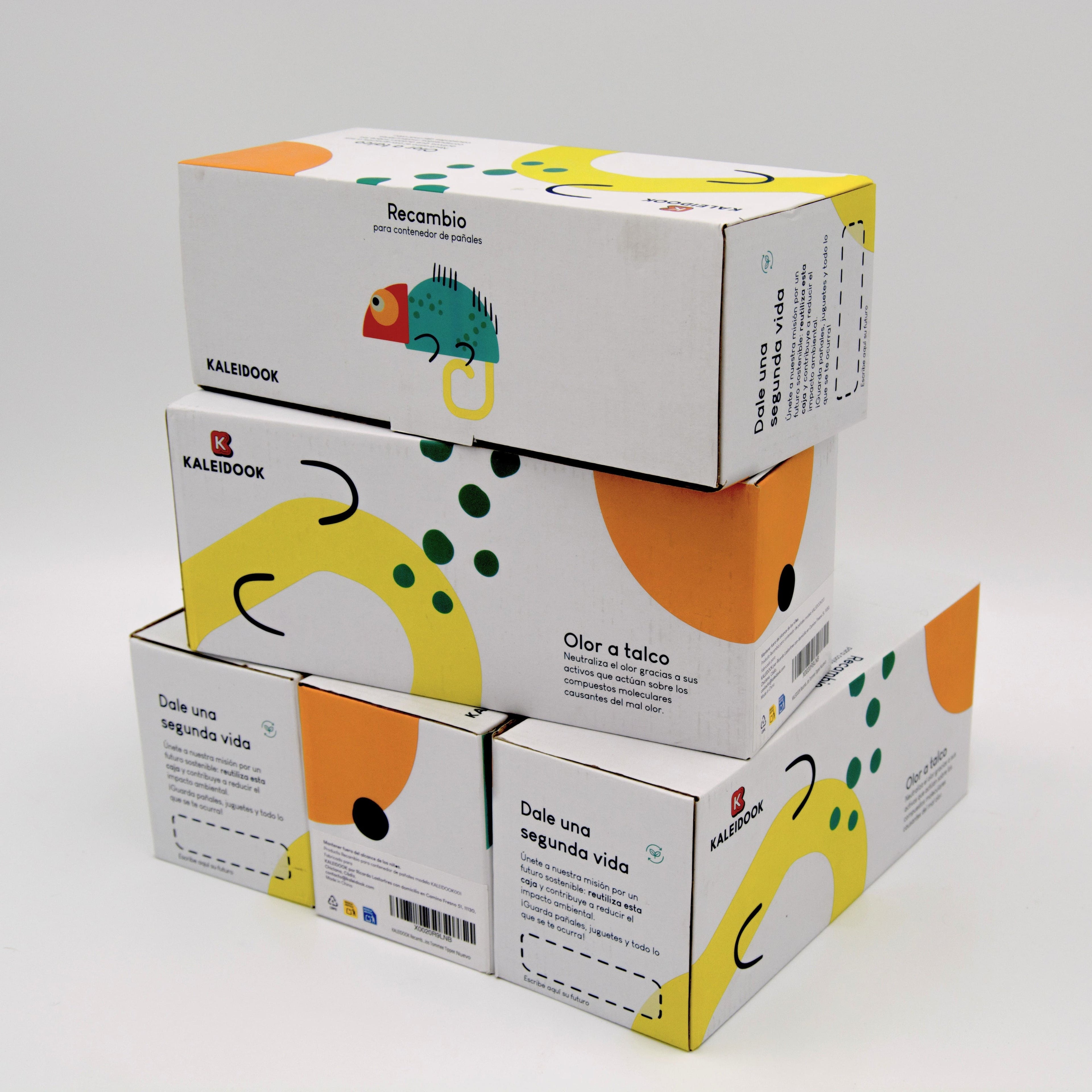 Recambios contenedor de pañales | Pack 60 unidades | KALEIDOOK